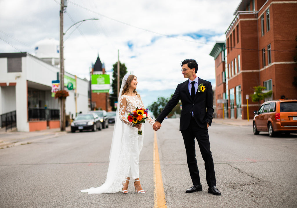 VEERAH Brides: This Vegan Bride Nailed the Jumpsuit Look at Her Civil Wedding Ceremony