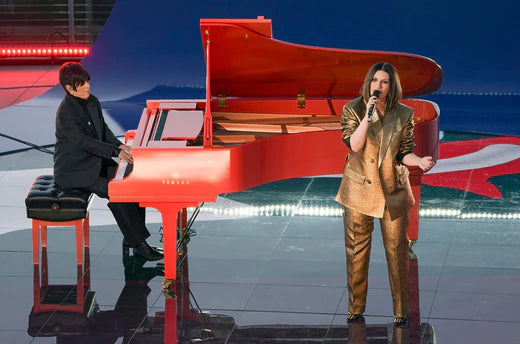 Oscar Nominee Diane Warren in the Hedy Boot at the 2021 Oscars | The VEERAH Blog