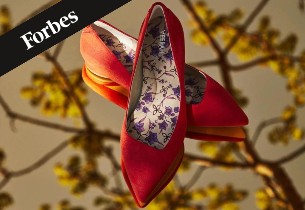 VEERAH in Forbes' "The Best Vegan Shoes For Travel" Mother's Day Gift Guide | The VEERAH Blog