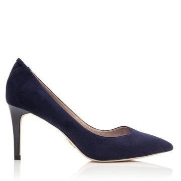 FRIDA Deepsea Blue - Comfortable Vegan Designer Heel Shoe - VEERAH ...