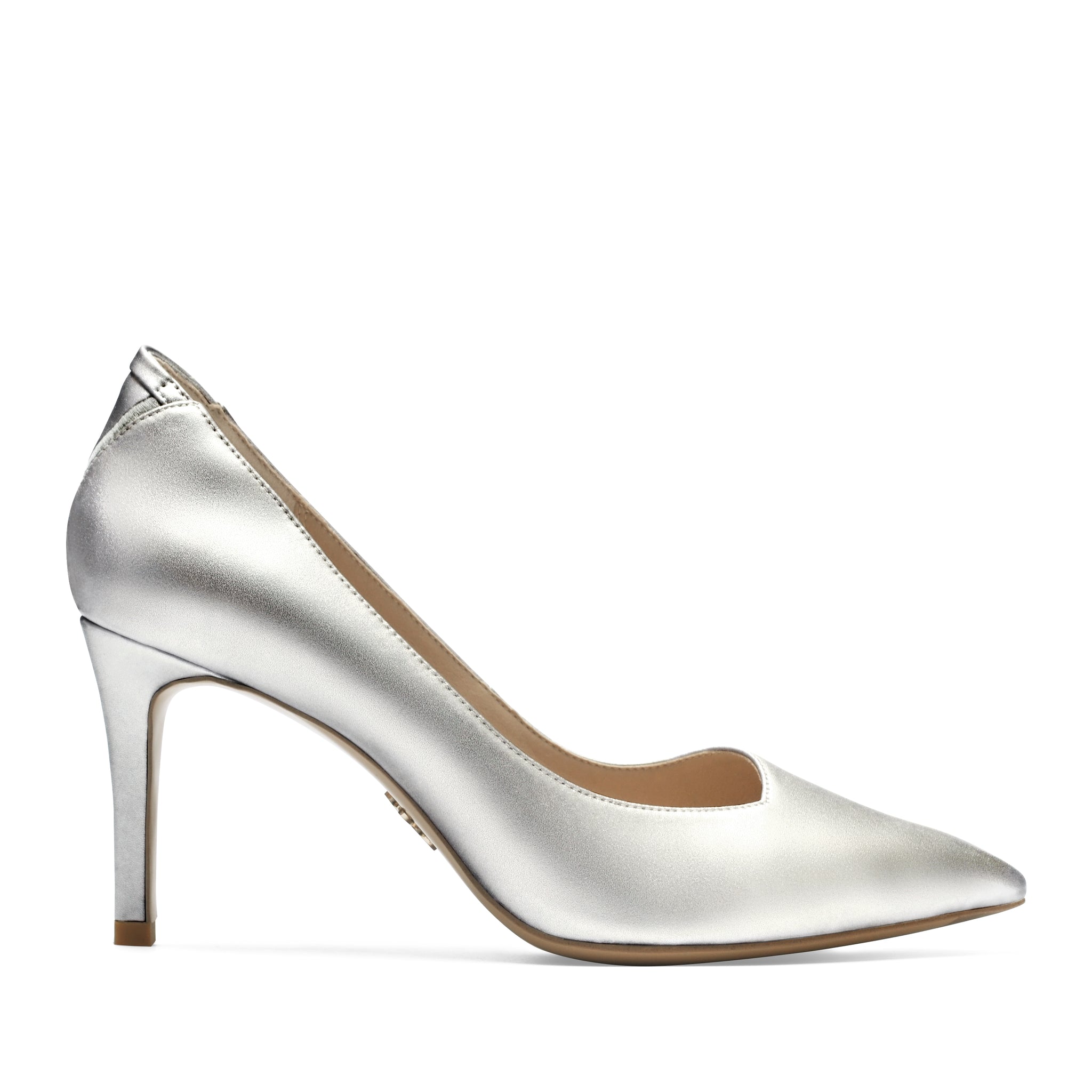 Silver pointed pumps new arrivals