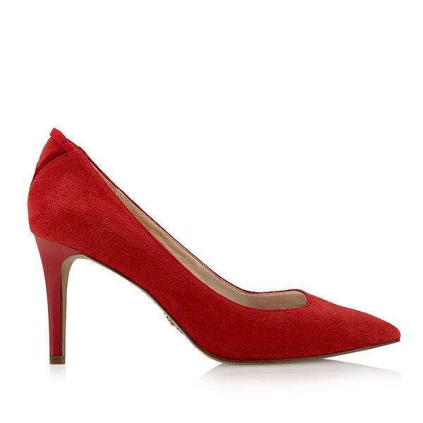 FRIDA Volcano Red Comfortable Vegan Designer Heel Shoe VEERAH VEERAH Designer Vegan Shoes