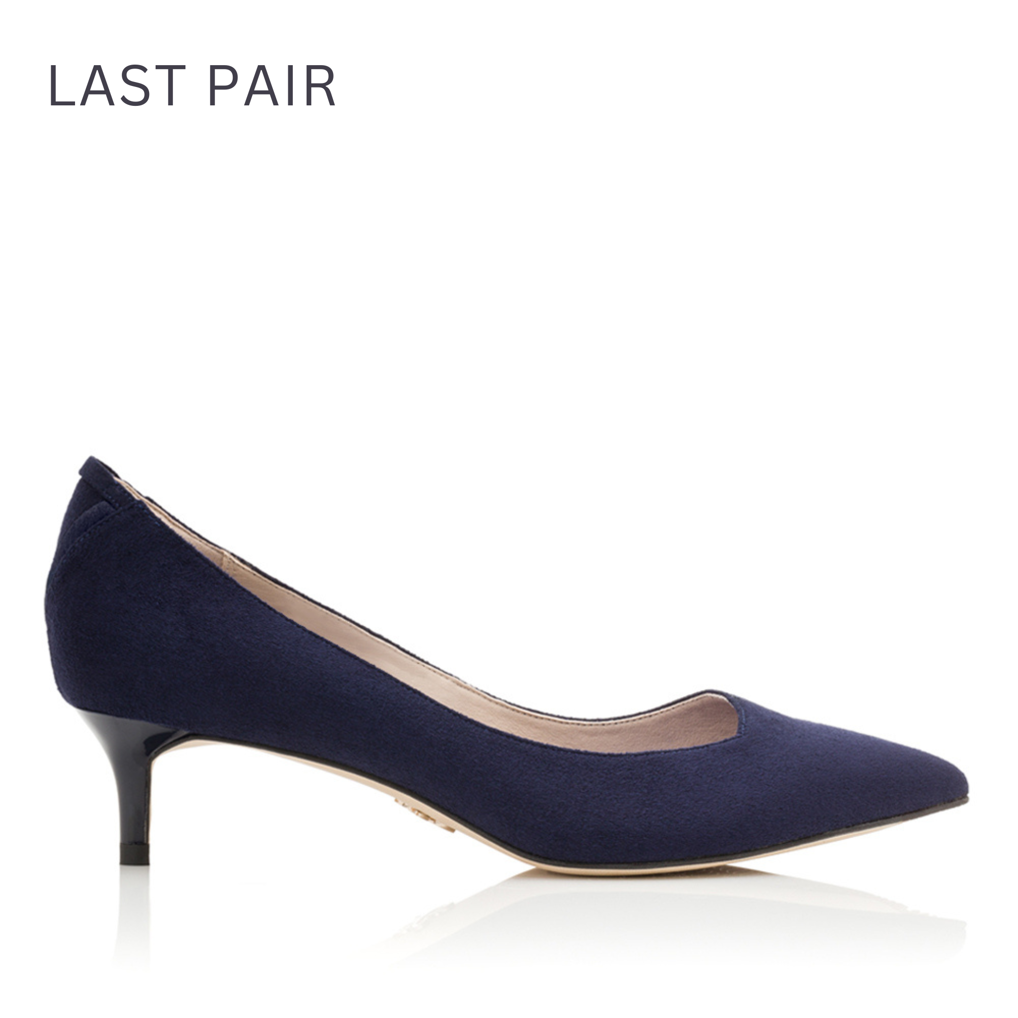 Blue suede kitten heels shop